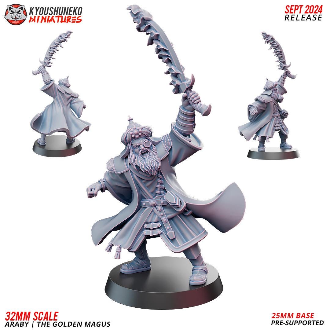 Ancient Araby The Golden Magus Various Scales Historical Wargaming (US tariffs are pre-paid by us)