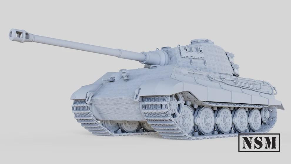 WWII German Tiger II King Tiger "Königstiger" Various Scales Historical Wargaming