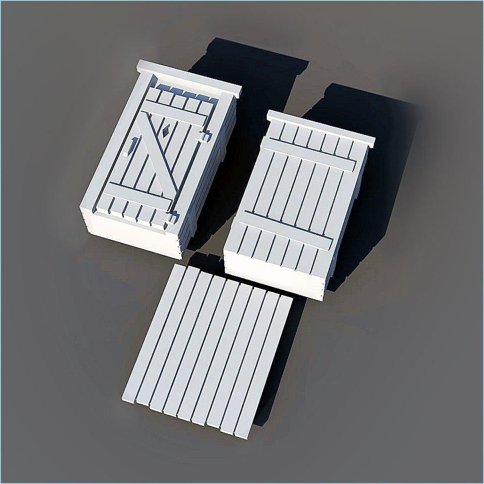 Wargaming Terrain Village Toilet 'Slawojka' Various Scales Historical Wargaming (US tariffs are pre-paid by us)