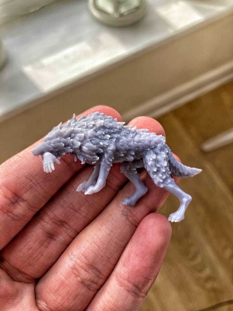 Dire Wolves 5 models and 2 Riders Highland Miniatures Cavalry various scales (US tariffs are pre-paid by us)