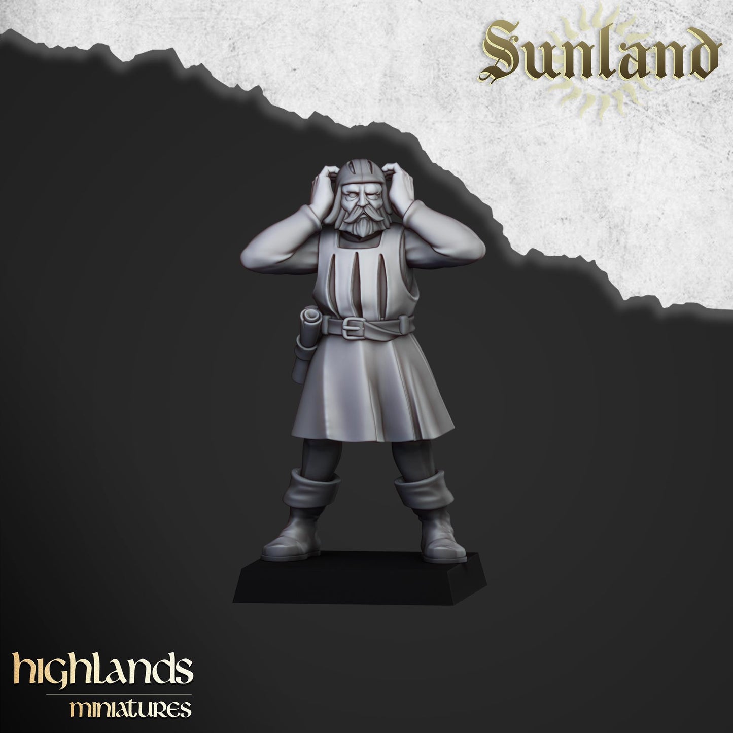 Sunland Artillery Set with Crew, Rocket Launcher, Mortar, Volley Gun Highland Miniatures Various Scales (US tariffs are pre-paid by us)