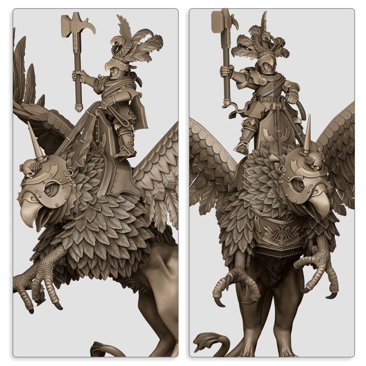 Sunland Emperor on Griffon Highland Miniatures Hero Various Scales (US tariffs are pre-paid by us)