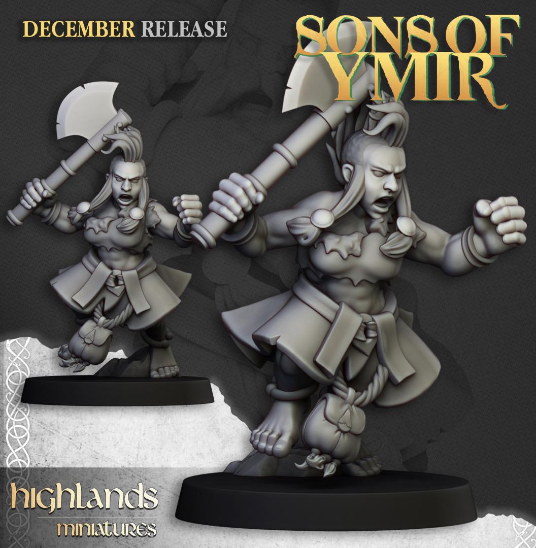 Dwarf Death Seekers Unit with Command Group 10 models Highland Miniatures Various Scales (US tariffs are pre-paid by us)