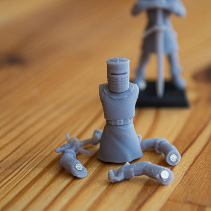 Black Knight Multipart Highland Miniatures Hero Various Scales (US tariffs are pre-paid by us)