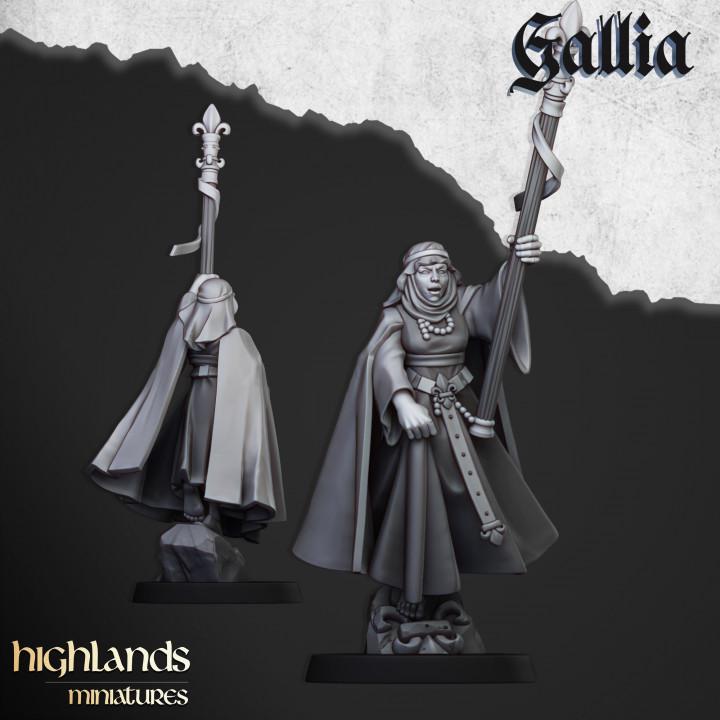 Damsel of Gallia on Foot Highland Miniatures Hero Various Scales (US tariffs are pre-paid by us)