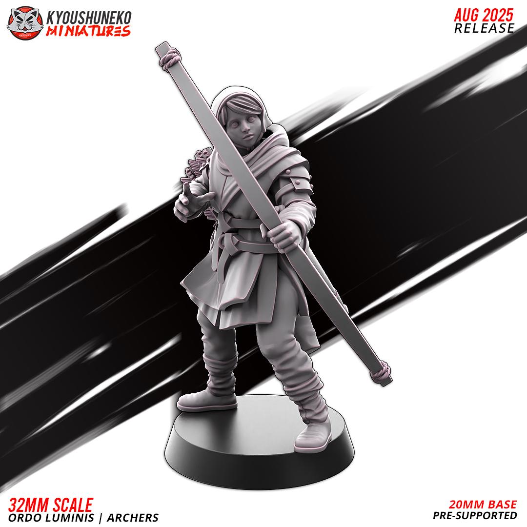 Ancient Chinese Cathay Ordo Luminis Archers Unit (10 models) Various Scales Historical Wargaming (US tariffs are pre-paid by us)