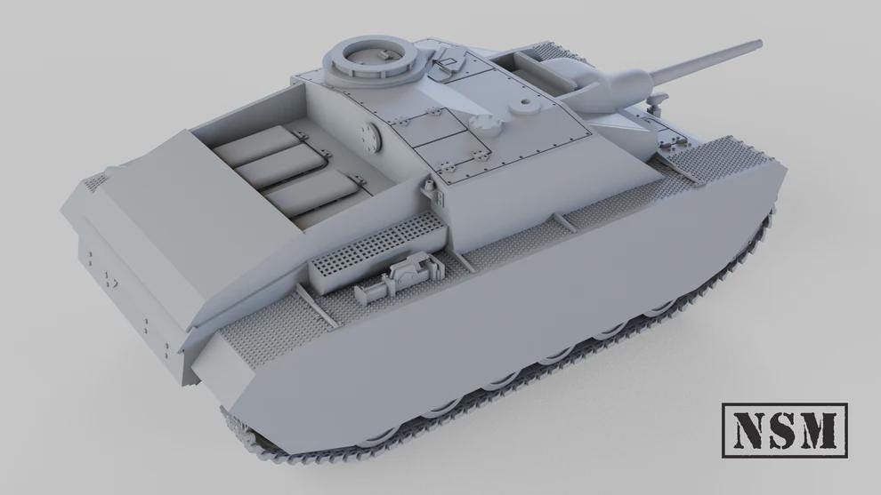 WWII German Ersatz M7 Tank Various Scales Historical Wargaming (US tariffs are pre-paid by us)