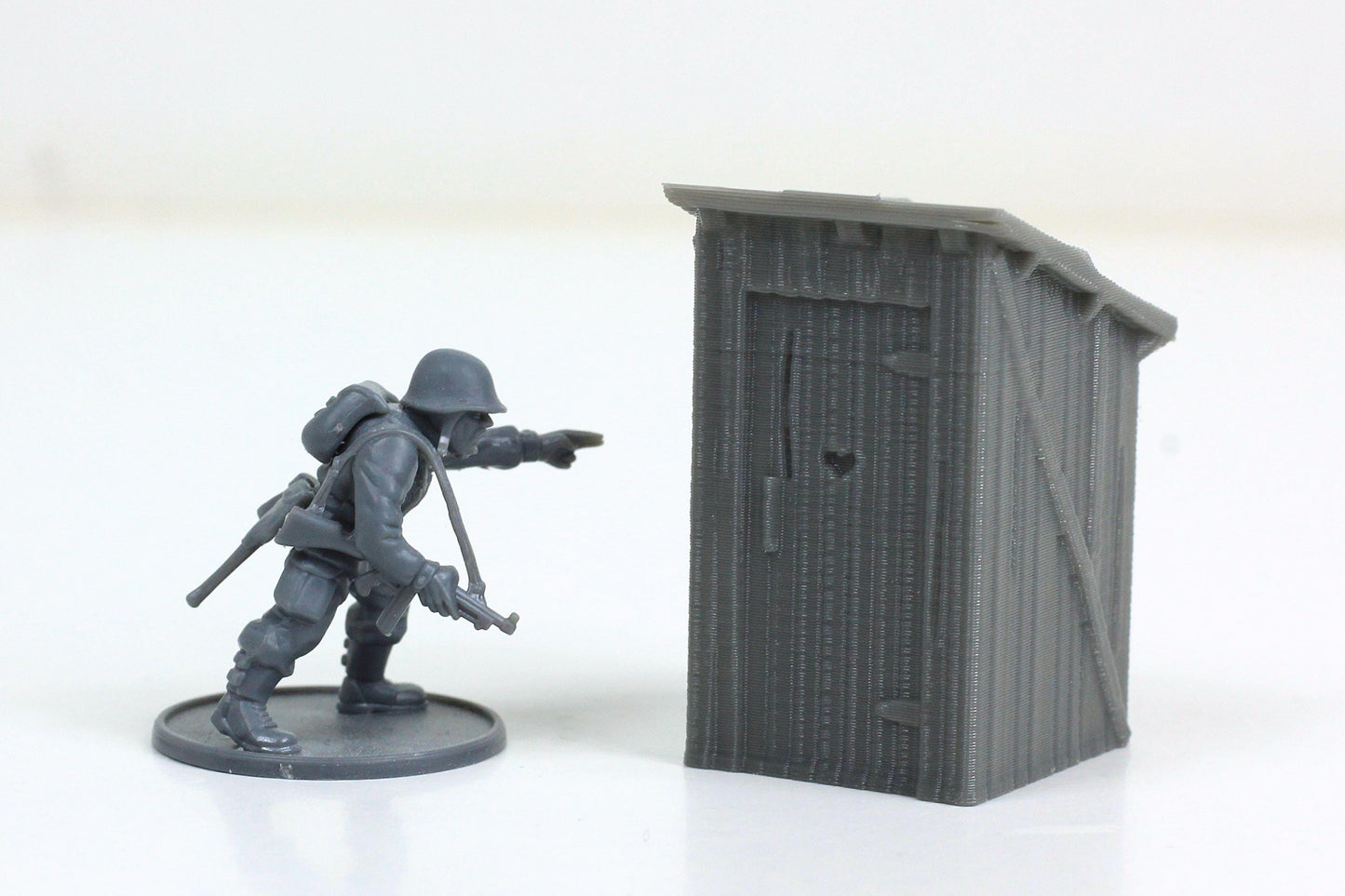 Wargaming Terrain Rural Toilet Outhouse (set of 5) Various Scales Historical Wargaming (US tariffs are pre-paid by us)