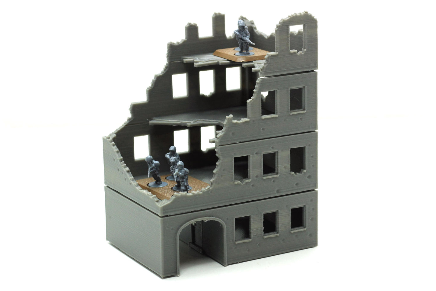 Wargaming Terrain WWII Stalingrad Ruined House 2 Various Scales Historical Wargaming (US tariffs are pre-paid by us)