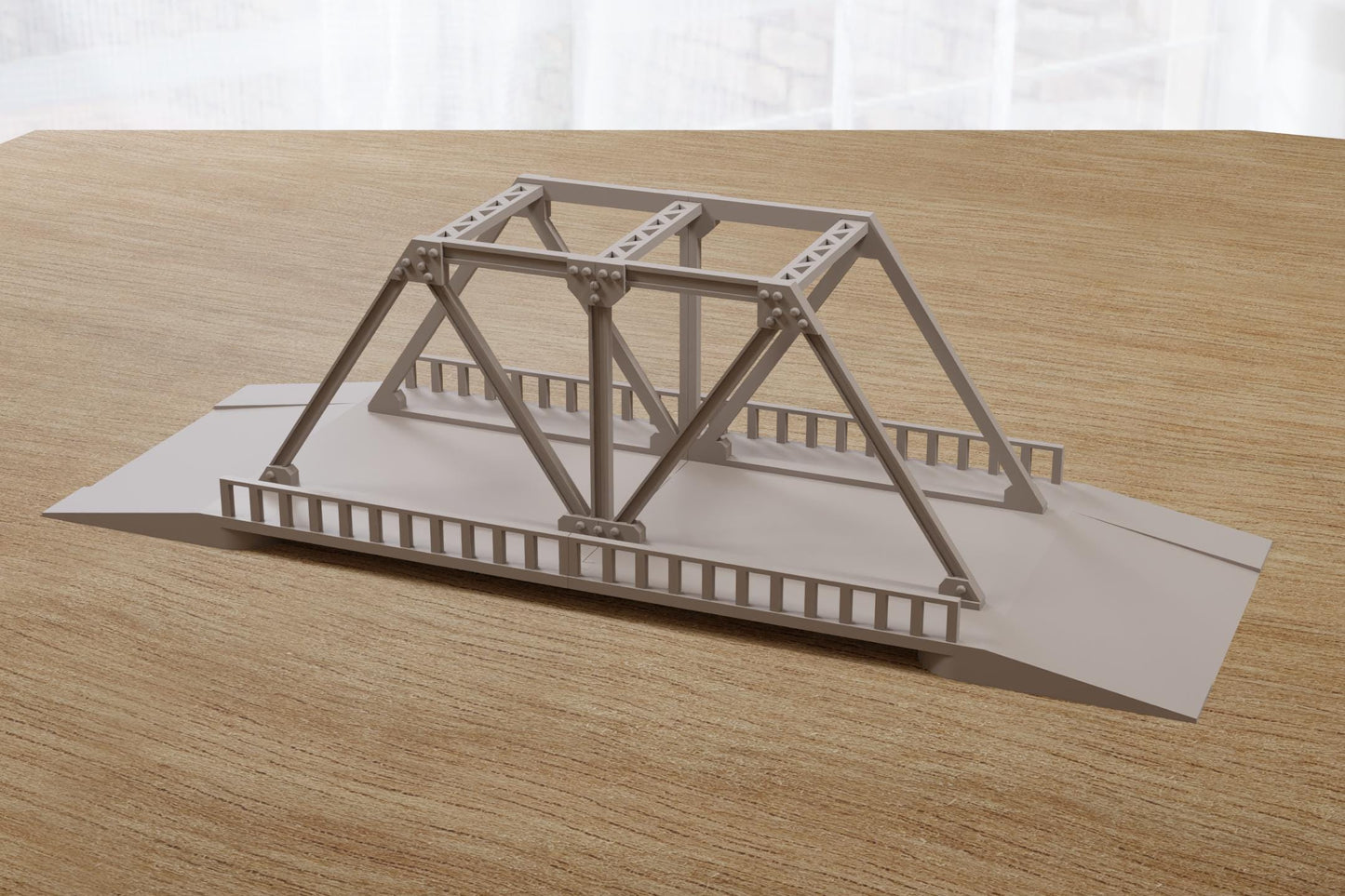 Wargaming Terrain Pratt Truss Bridge Various Scales Historical Wargaming Modern WWII (US tariffs are pre-paid by us)