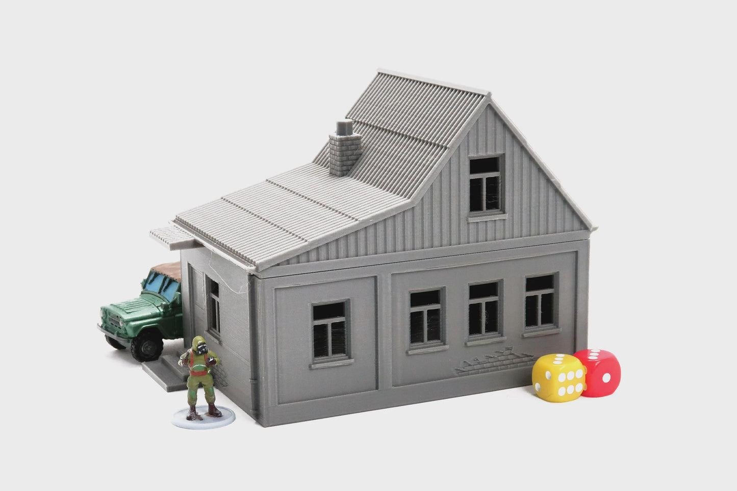 Wargaming Terrain Soviet Ukrainian Village House 4 Various Scales Historical Wargaming Modern (US tariffs are pre-paid by us)