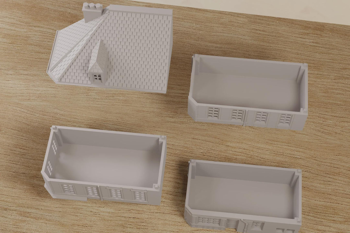 Wargaming Terrain WWII Caen Corner Building 1 Various Scales Historical Wargaming (US tariffs are pre-paid by us)