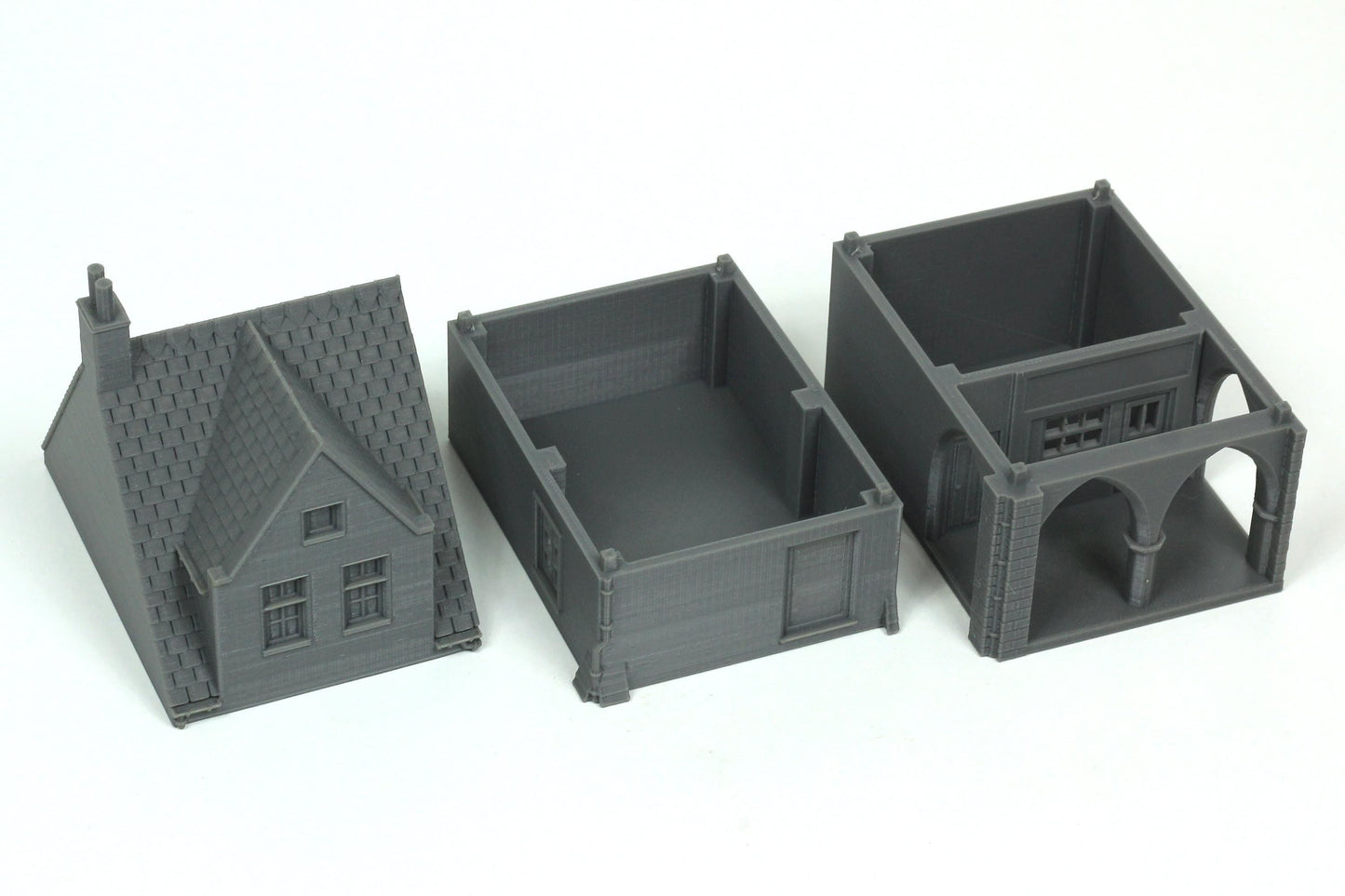 Wargaming Terrain WWII Carentan Medieval Arcades Set Various Scales Historical Wargaming (US tariffs are pre-paid by us)