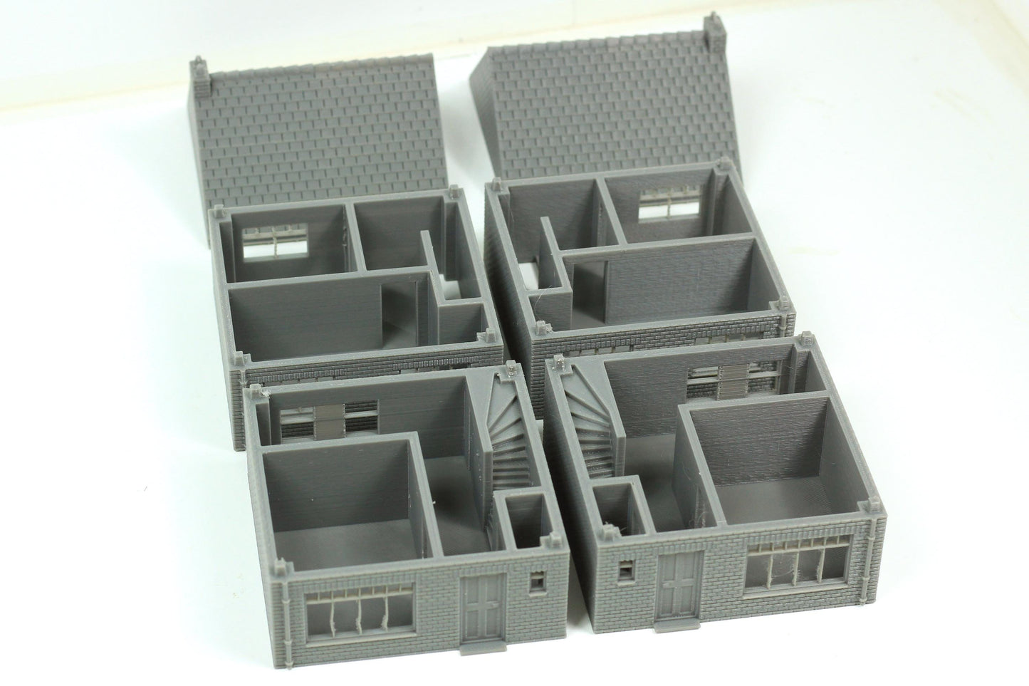 Wargaming Terrain WWII Dutch Terraced House Rijtjeshuis Various Scales Historical Wargaming (US tariffs are pre-paid by us)