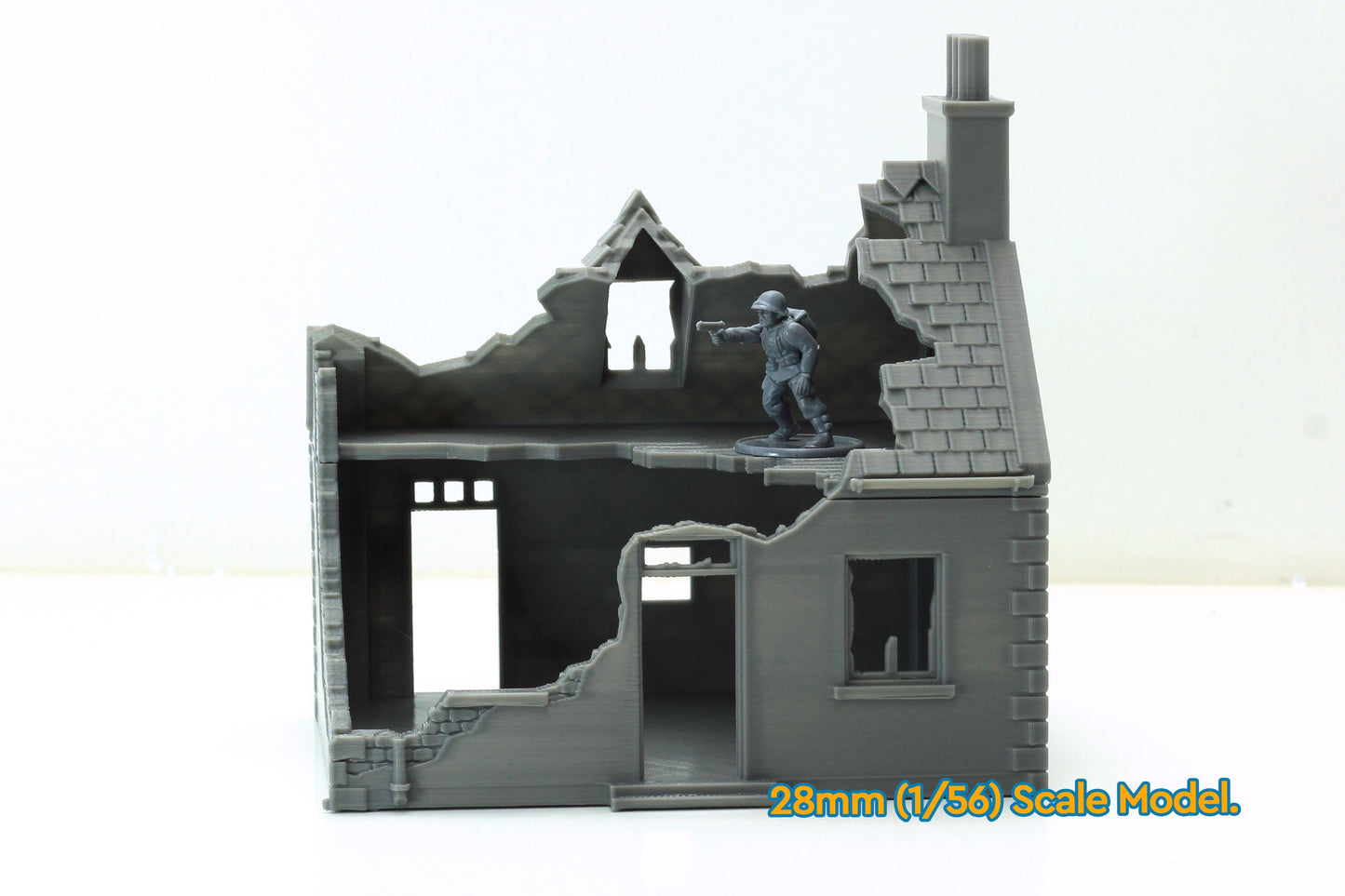 Wargaming Terrain WWII Normandy French Village Houses (set of both) 2 Various Scales Historical Wargaming (US tariffs are pre-paid by us)