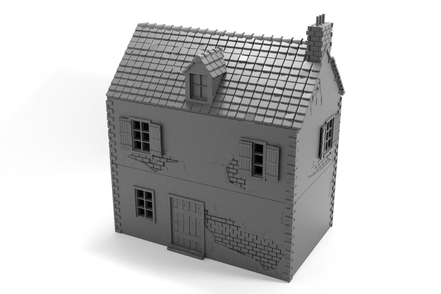 Wargaming Terrain WWII Normandy Village House 1 Various Scales Historical Wargaming (US tariffs are pre-paid by us)