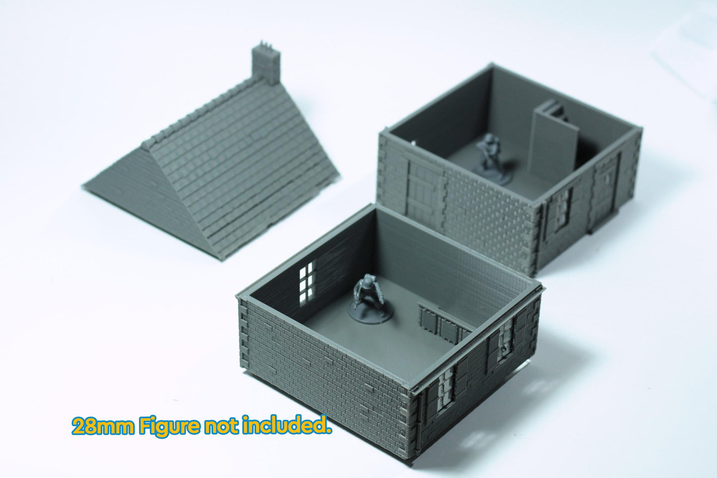 Wargaming Terrain WWII Normandy Village House 2 Various Scales Historical Wargaming (US tariffs are pre-paid by us)