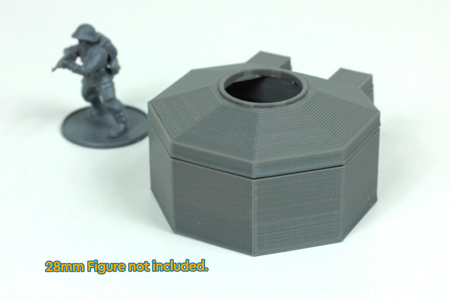 Wargaming Terrain WWII German Utah Beach Ring Stand Bunker (set of 2) Various Scales Historical Wargaming (US tariffs are pre-paid by us)