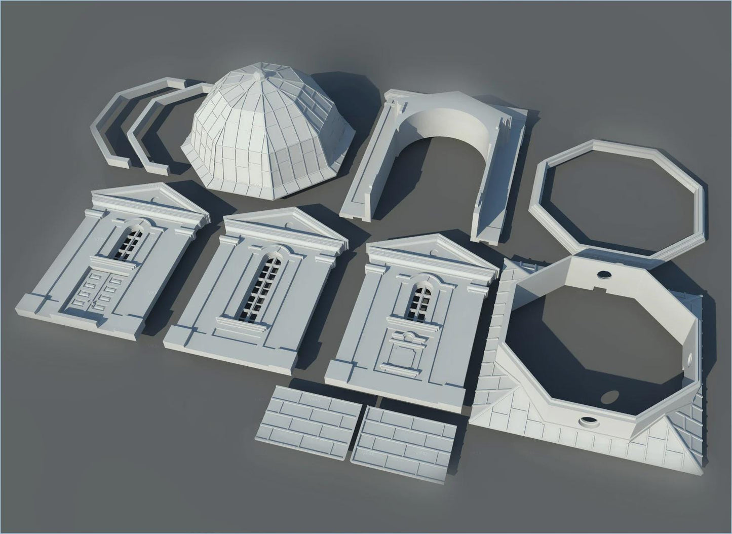Wargaming Terrain Baroque Chapel Various Scales Historical Wargaming (US tariffs are pre-paid by us)