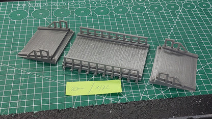Wargaming Terrain WWII Wooden Bridge Various Scales Historical Wargaming (US tariffs are pre-paid by us)