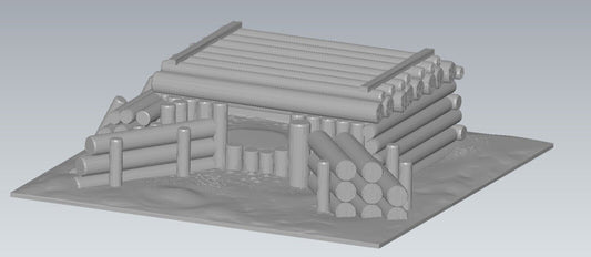 Bolt Action Battle Group 28mm 20mm Chain of Command Bunker Défense set (3)