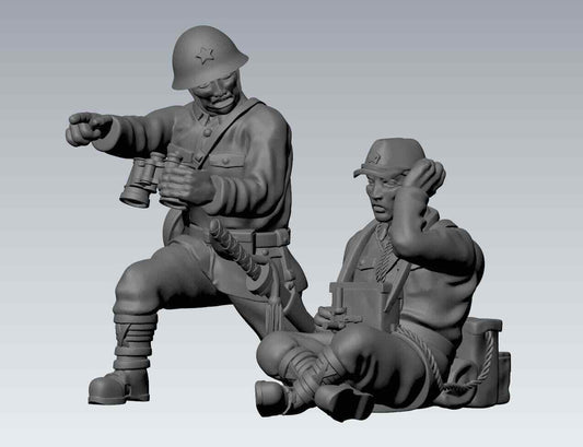 Bolt Action Battlegroup 28 mm Japanese Forward Observer Team