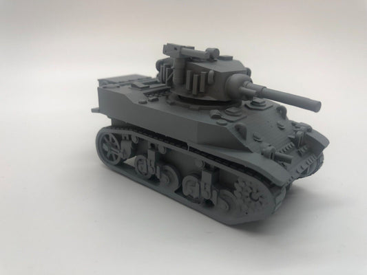 Bolt Action 28mm Chain of Command 1:56 US M5A1 Stuart Tank Resin