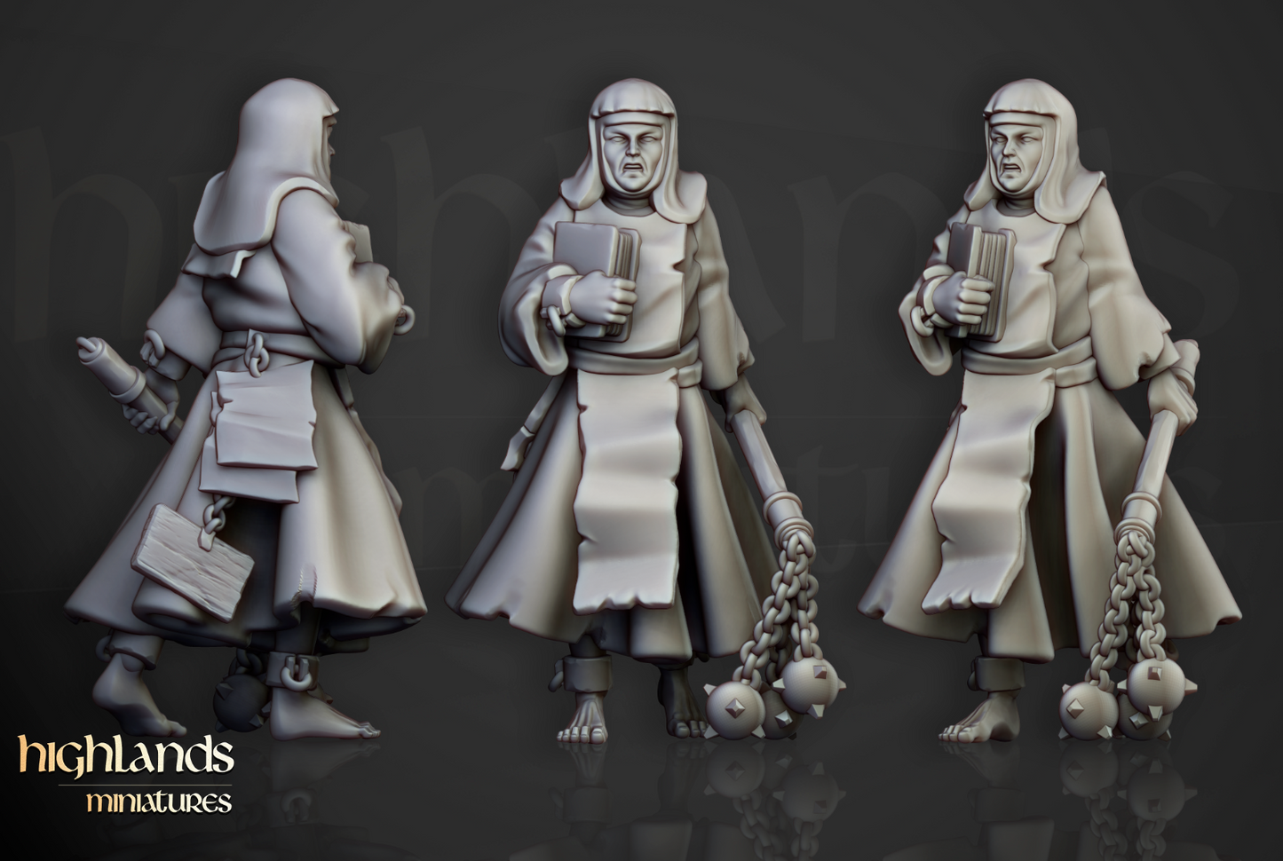 28mm Highland Miniatures Zealots Unit (15) Fantasy DnD suitable for WFB