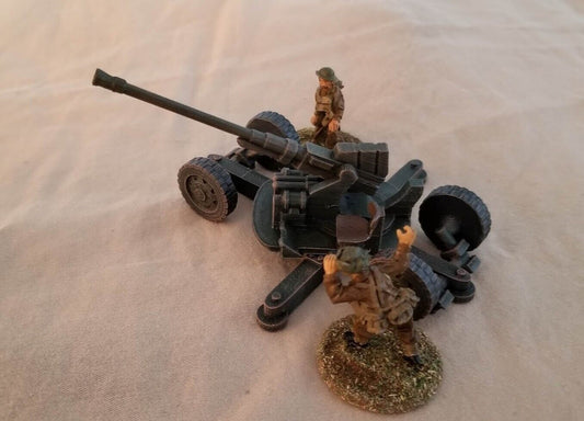 Bolt Action 28mm 1/56 Scale Commonwealth Bofors 40mm AA Autocannon