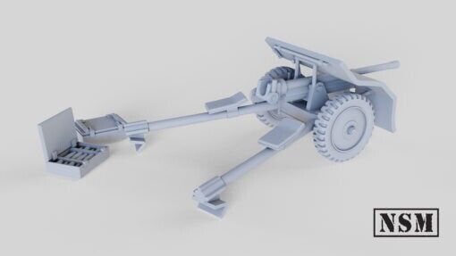 Bofors 37mm Gun  Bolt Action Chain of Command28mm