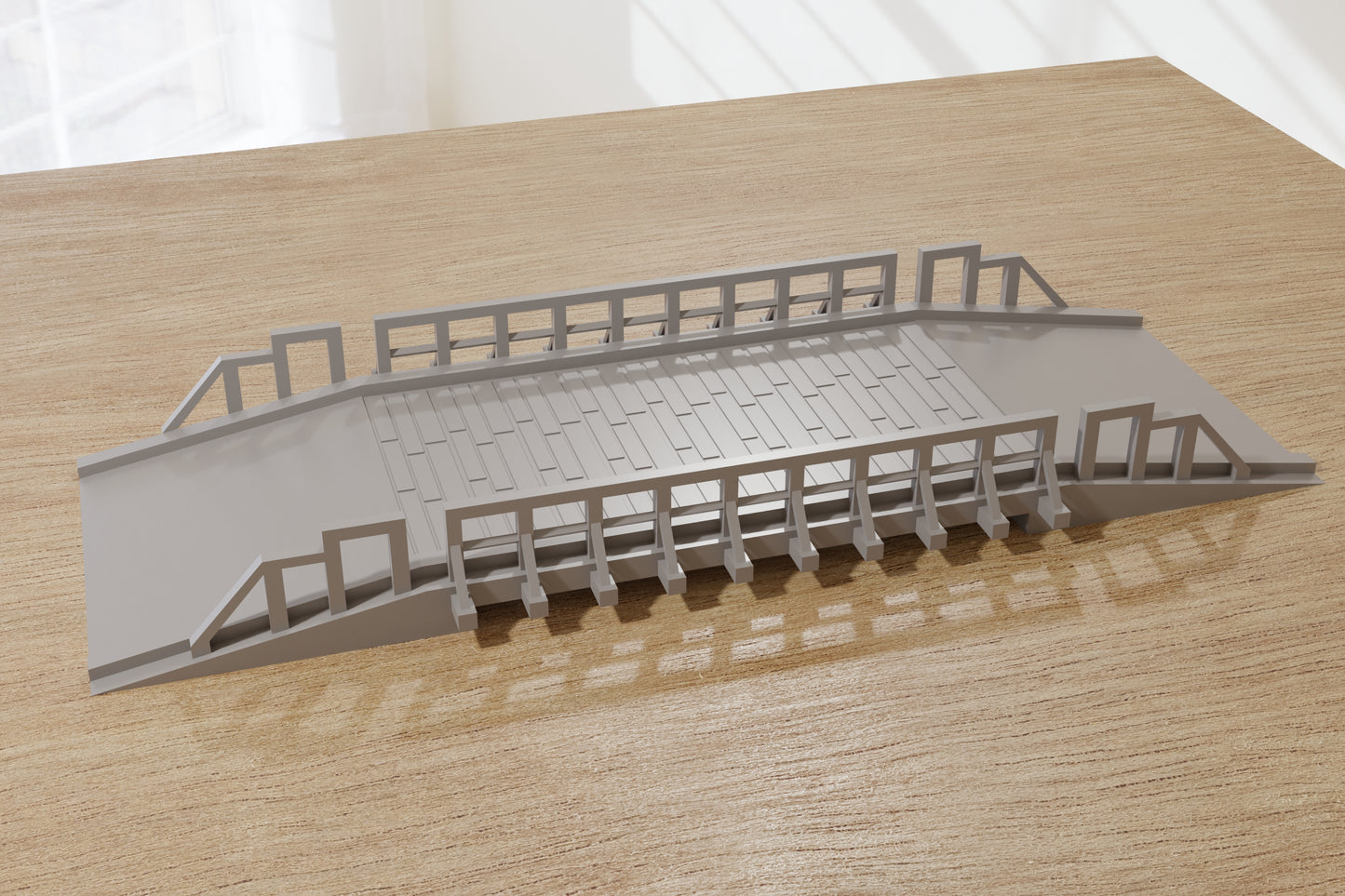 Wargaming Terrain WWII Wooden Bridge Various Scales Historical Wargaming (US tariffs are pre-paid by us)