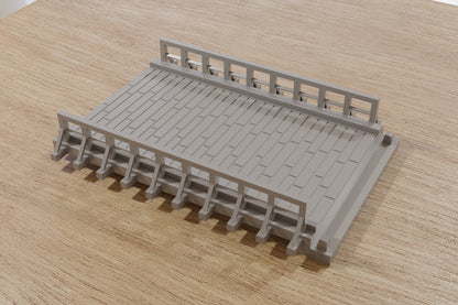 Wargaming Terrain WWII Wooden Bridge Various Scales Historical Wargaming (US tariffs are pre-paid by us)