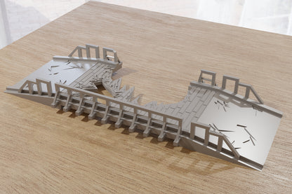 Wargaming Terrain WWII Wooden Bridge Various Scales Historical Wargaming (US tariffs are pre-paid by us)