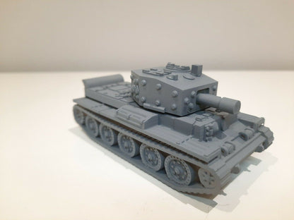 WWII British Cruiser Mk VIII Centaur Tank Various Scales Historical Wargaming (US tariffs are pre-paid by us)