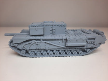 WWII British Churchill 3in Gun Carrier Various Scales Historical Wargaming