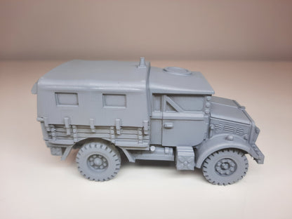 WWII British Bedford MWR Radio Truck Various Scales Historical Wargaming