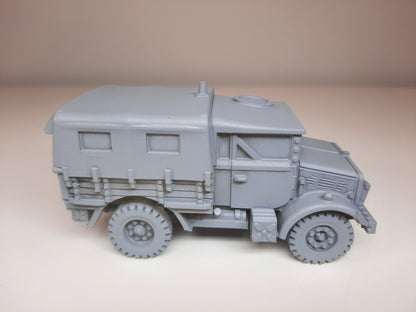 WWII British Bedford MWR Radio Truck Various Scales Historical Wargaming (US tariffs are pre-paid by us)