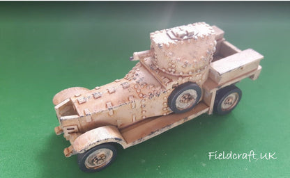 WWII British 1914 Pattern Armoured Car Various Scales Historical Wargaming
