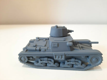 WWII Italian M11-39 Tank Various Scales Historical Wargaming (US tariffs are pre-paid by us)