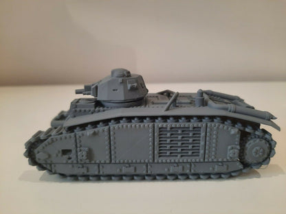 WWII French Char B1 Bis Tank Various Scales Historical Wargaming (US tariffs are pre-paid by us)
