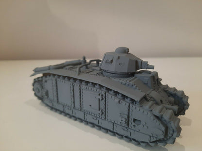 WWII French Char B1 Bis Tank Various Scales Historical Wargaming