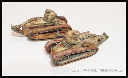 WWII Polish French FT 17 Tank Various Scales Historical Wargaming (US tariffs are pre-paid by us)