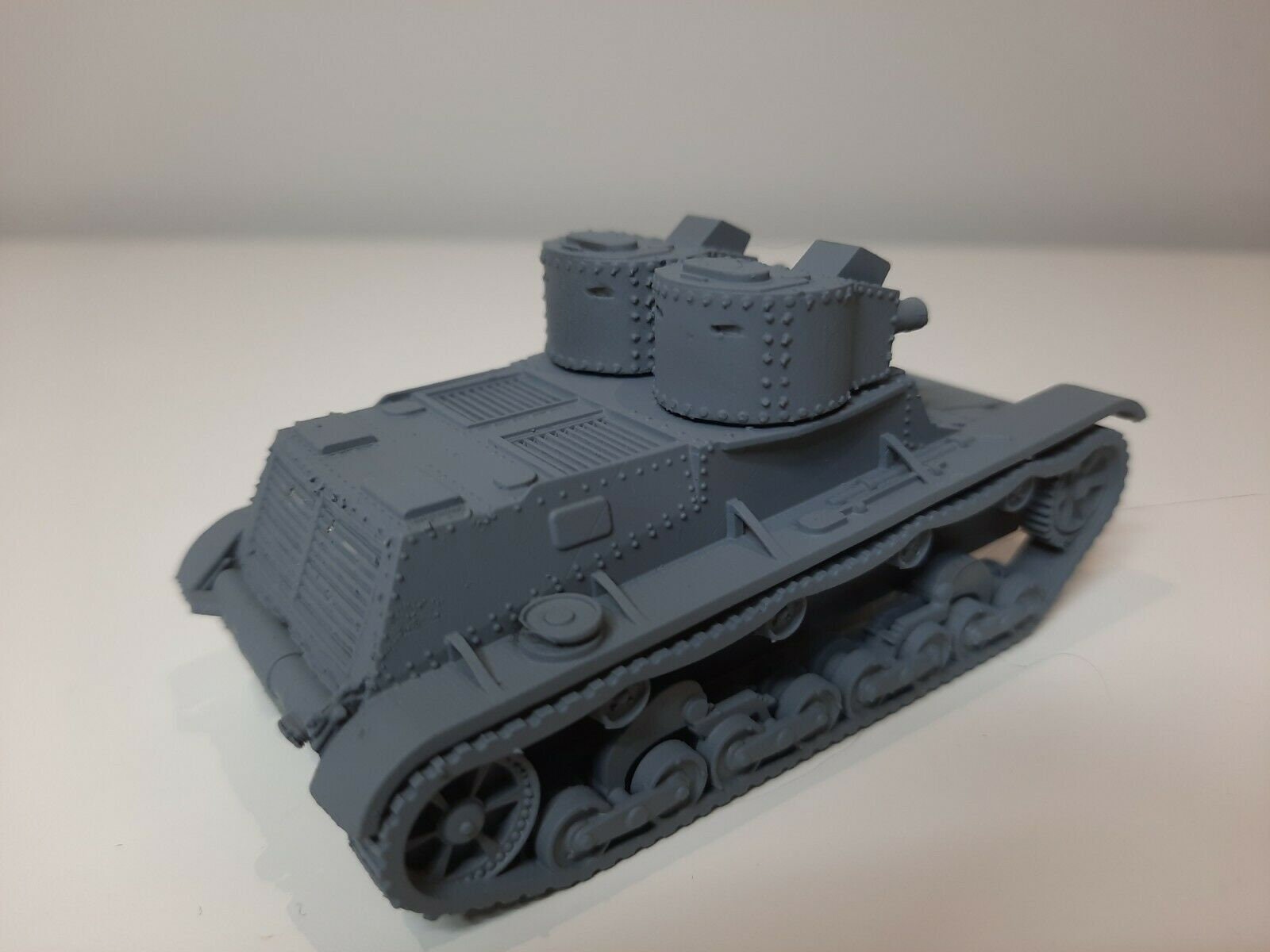 WWII Polish 7TP Twin Turrets Tank Various Scales Historical Wargaming