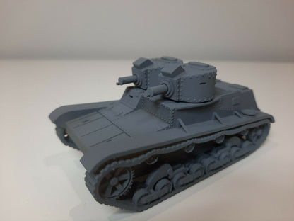 WWII Polish 7TP Twin Turrets Tank Various Scales Historical Wargaming