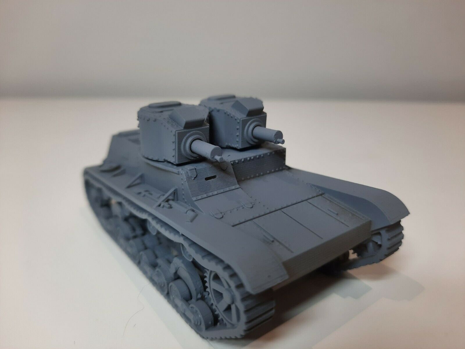 WWII Polish 7TP Twin Turrets Tank Various Scales Historical Wargaming