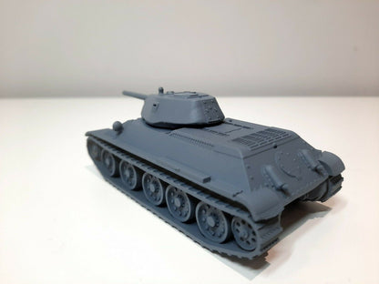 WWII Soviet T34/76 Tank Various Scales Historical Wargaming
