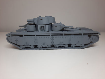 WWII Soviet T35B Tank with Conical Turrets 1939 Various Scales Historical Wargaming (US tariffs are pre-paid by us)
