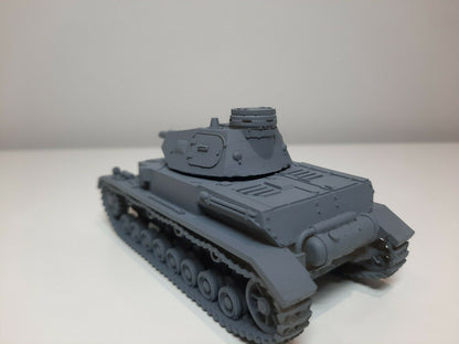 WWII German Panzer IV Ausf D Tank Various Scales Historical Wargaming