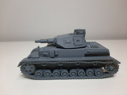 WWII German Panzer IV Ausf D Tank Various Scales Historical Wargaming
