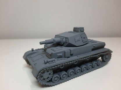 WWII German Panzer IV Ausf D Tank Various Scales Historical Wargaming